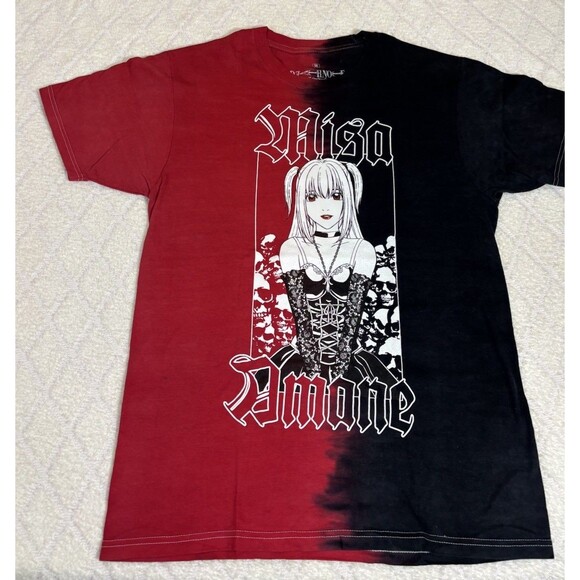 Ripple Junction Death Note Miss Amane Split Portrait Red Black Tee Size M - Picture 3 of 12